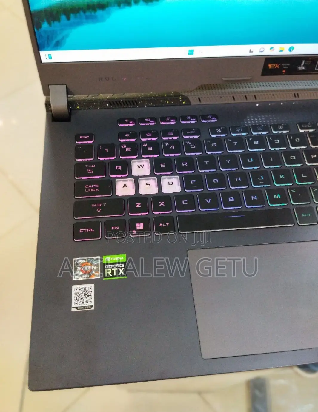 New Laptop Asus ROG Strix G15 16GB AMD Ryzen 9 SSD 512GB