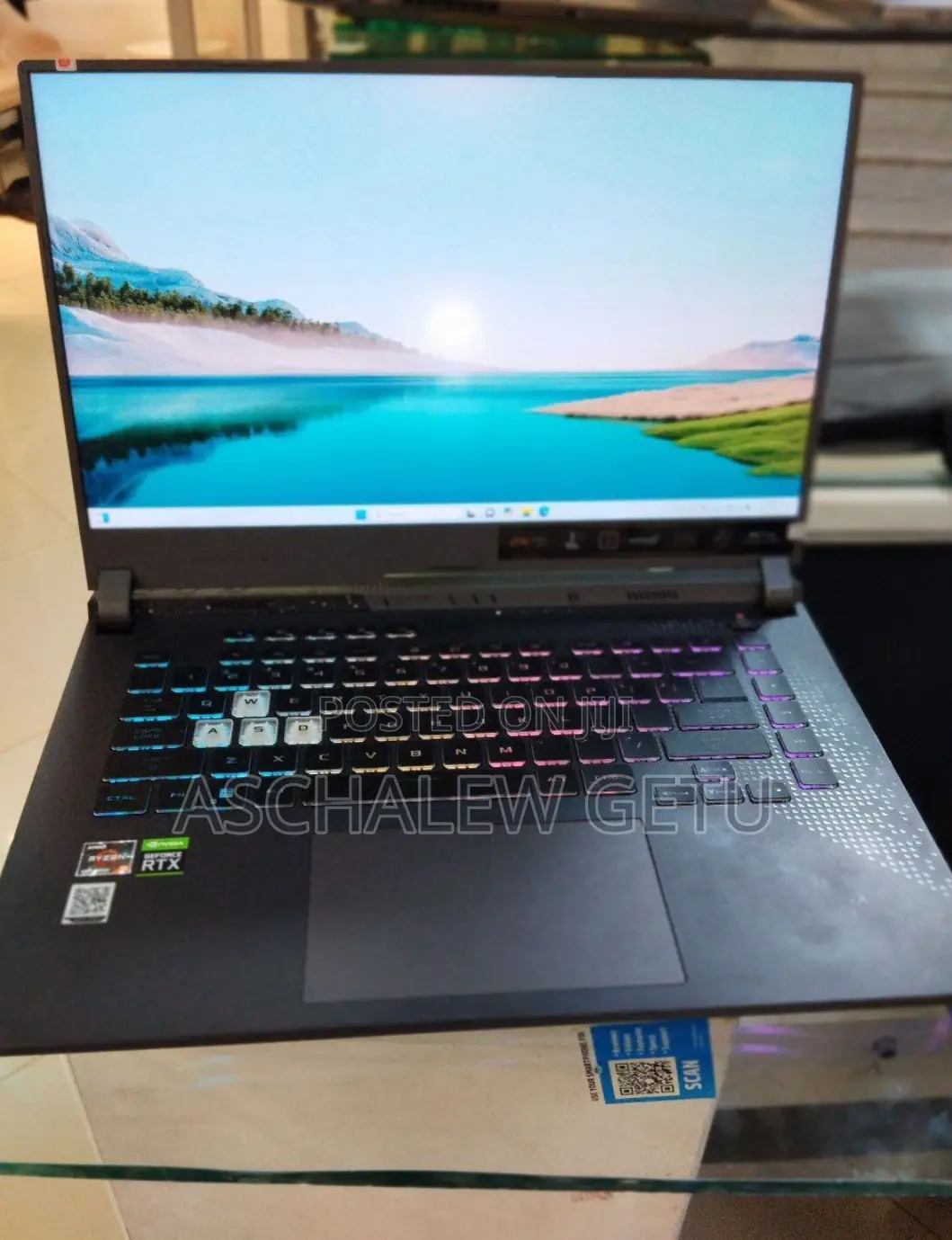New Laptop Asus ROG Strix G15 16GB AMD Ryzen 9 SSD 512GB