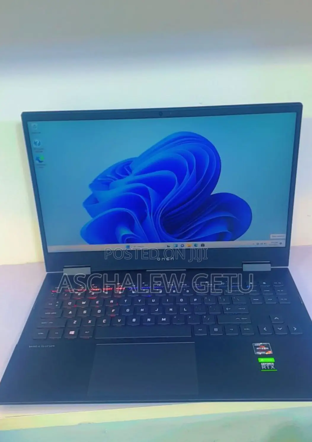 New Laptop HP Omen 15 16GB AMD Ryzen 7 SSD 1T