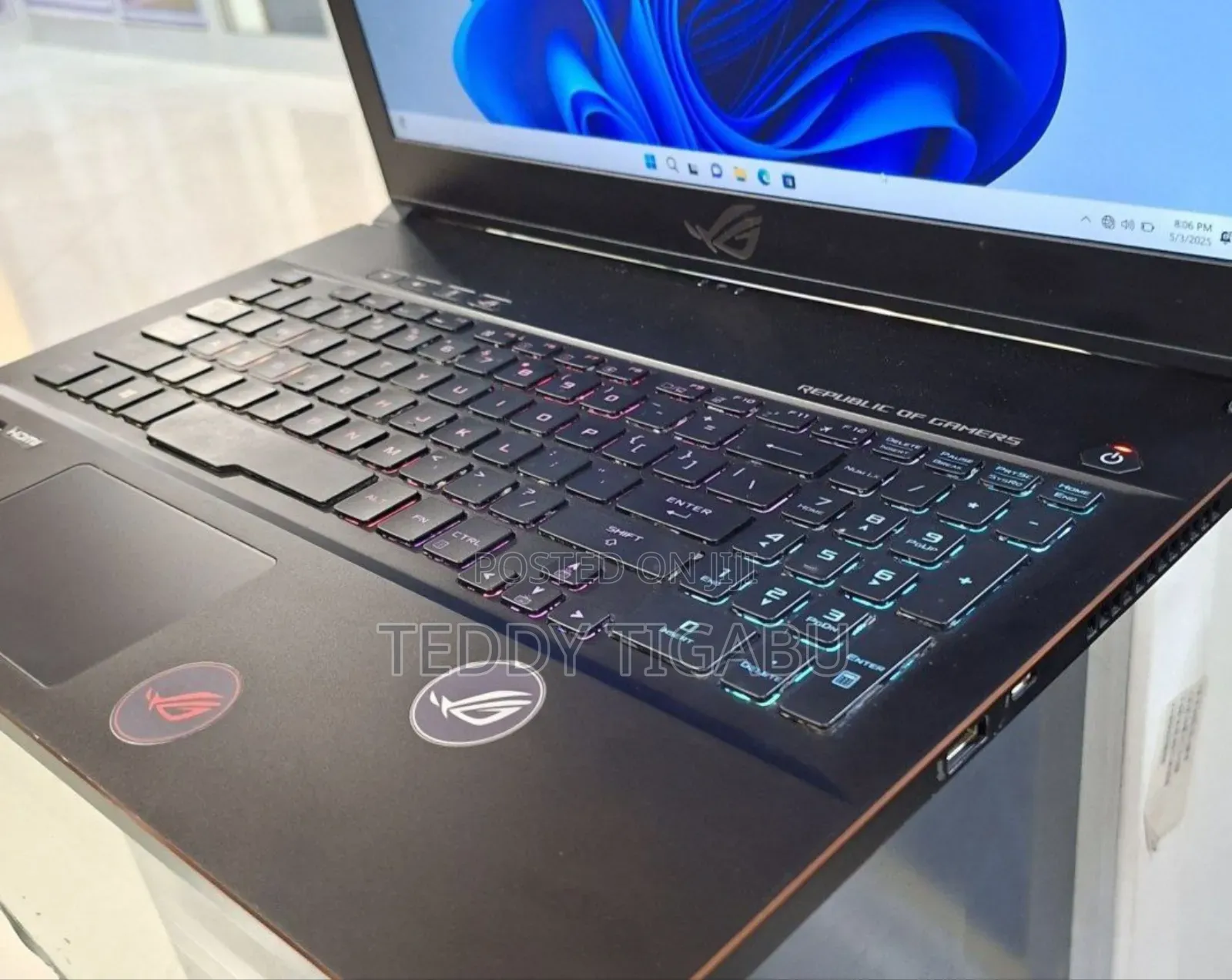 New Laptop Asus ROG Strix G15 16GB Intel Core I7 SSD 1T