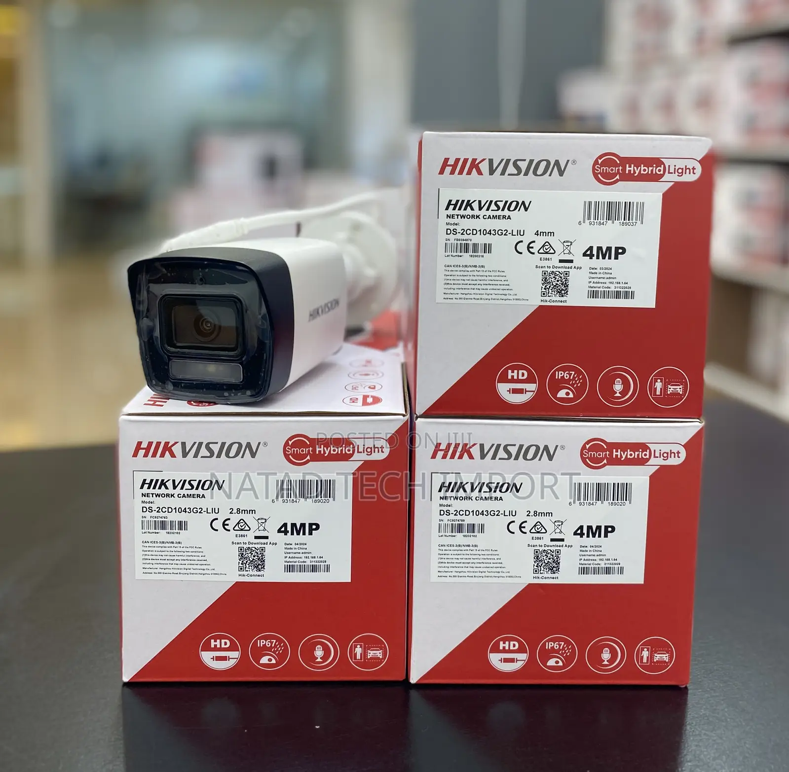 Hikvision 4mp Smart Hybrid Light Ip Camera