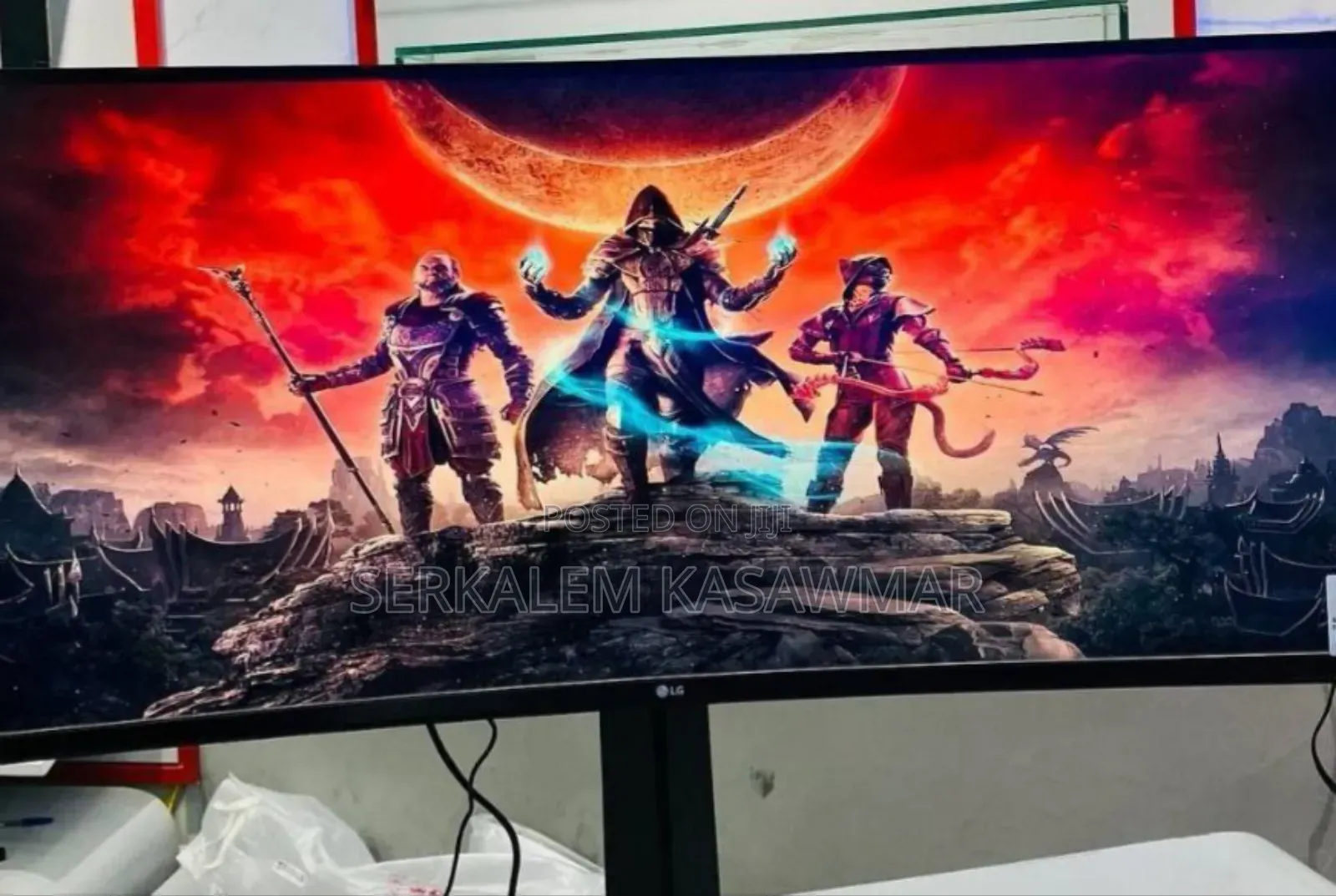 Lg Gaming Monitor 34" Curved QHD (3440 X 1440)