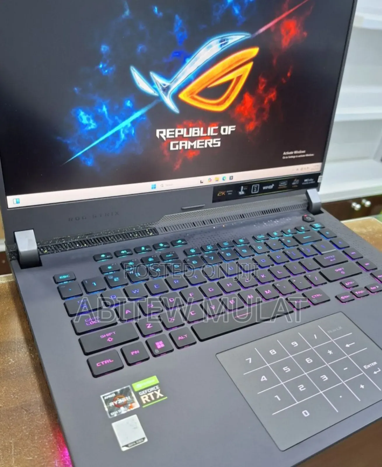 New Laptop Asus ROG Strix G15 16GB AMD Ryzen 9 SSD 1T