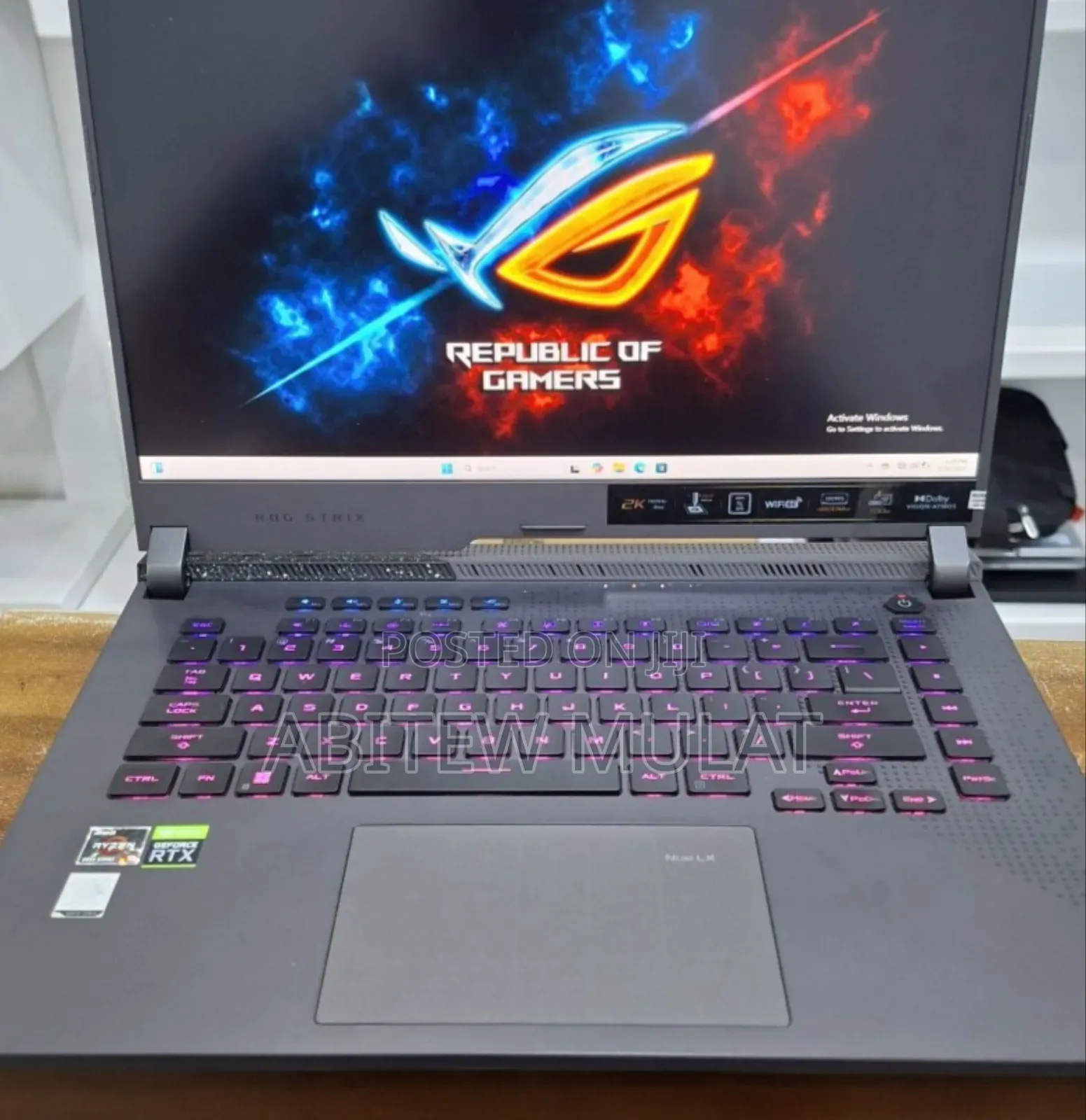 New Laptop Asus ROG Strix G15 16GB AMD Ryzen 9 SSD 1T