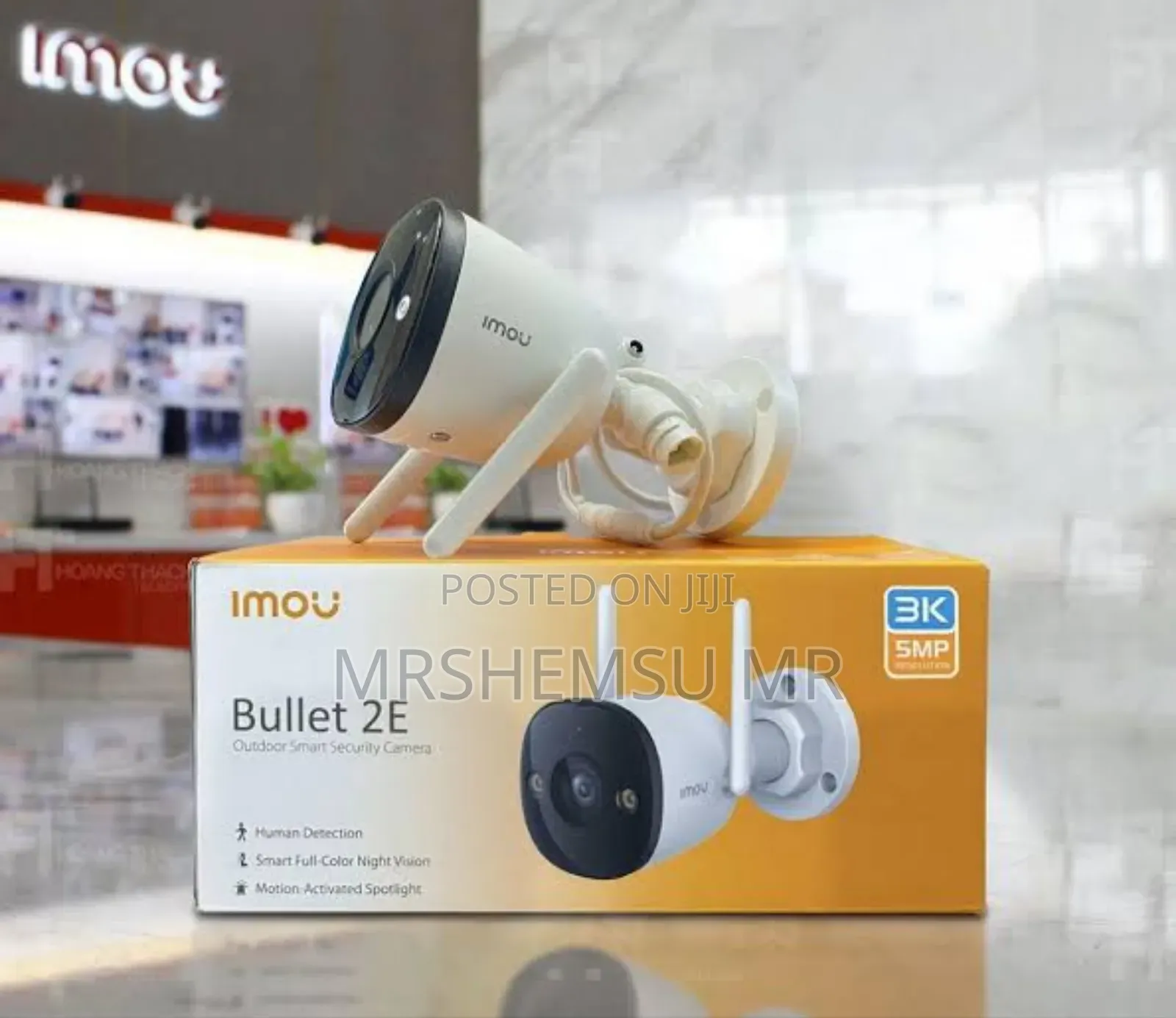 Imou Bullet 2e 5mp Full Color Night Vision Camera Wifi