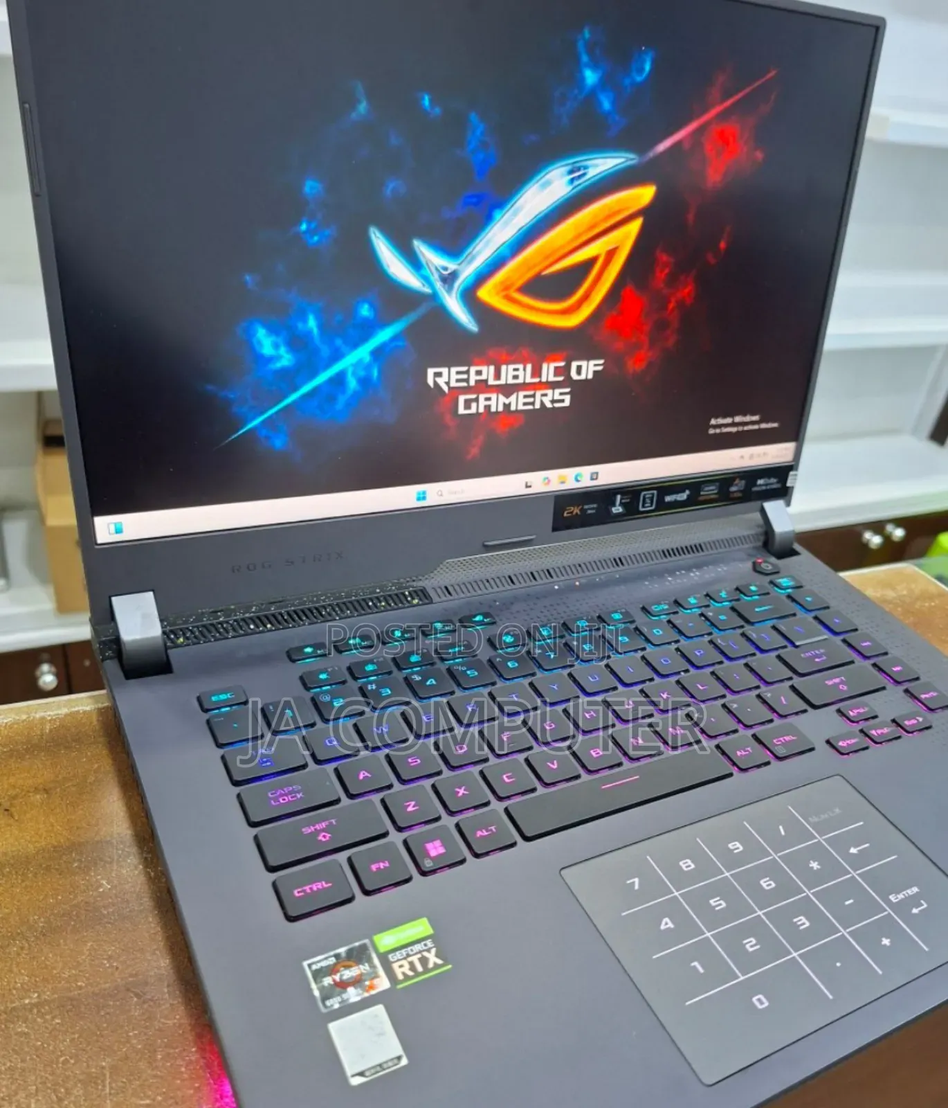 New Laptop Asus ROG Strix G16 G614 16GB AMD Ryzen 9 SSD 1T