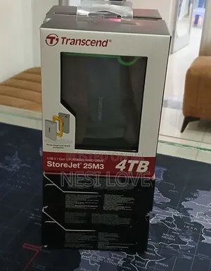Photo - 4tb Transcend External Hard Disk Drive Storage