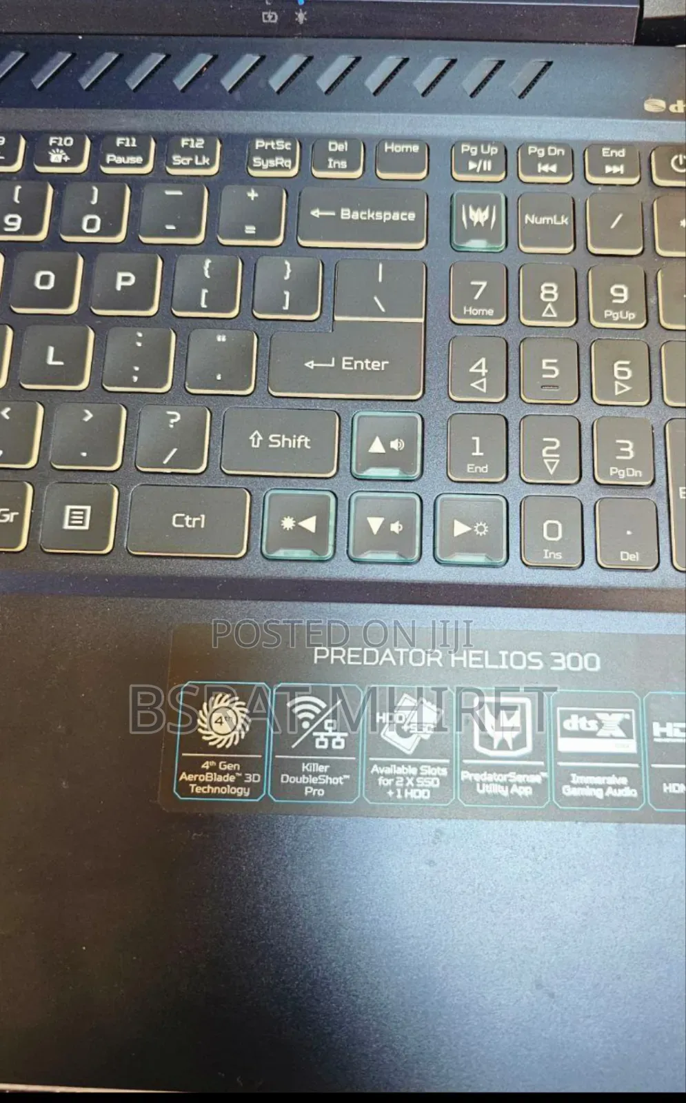 New Laptop Acer Predator Helios 300 16GB Intel Core I7 SSD 512GB