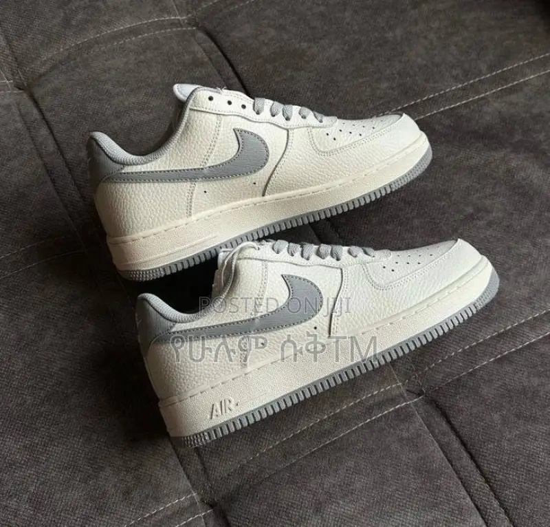 Original Nike Air Force 1 ‘07 Su19 ‘White/Light Grey’ Shoes