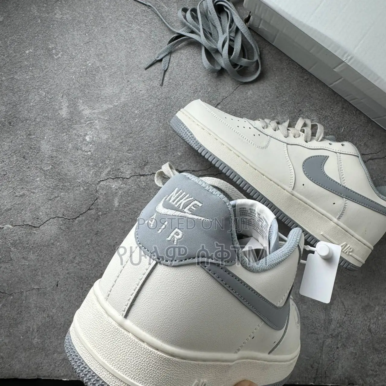 Original Nike Air Force 1 ‘07 Su19 ‘White/Light Grey’ Shoes