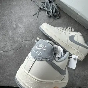 Original Nike Air Force 1 ‘07 Su19 ‘White/Light Grey’ Shoes
