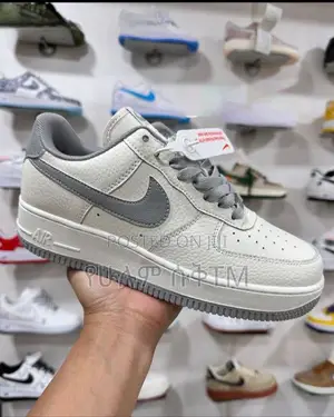 Photo - Original Nike Air Force 1 ‘07 Su19 ‘White/Light Grey’ Shoes