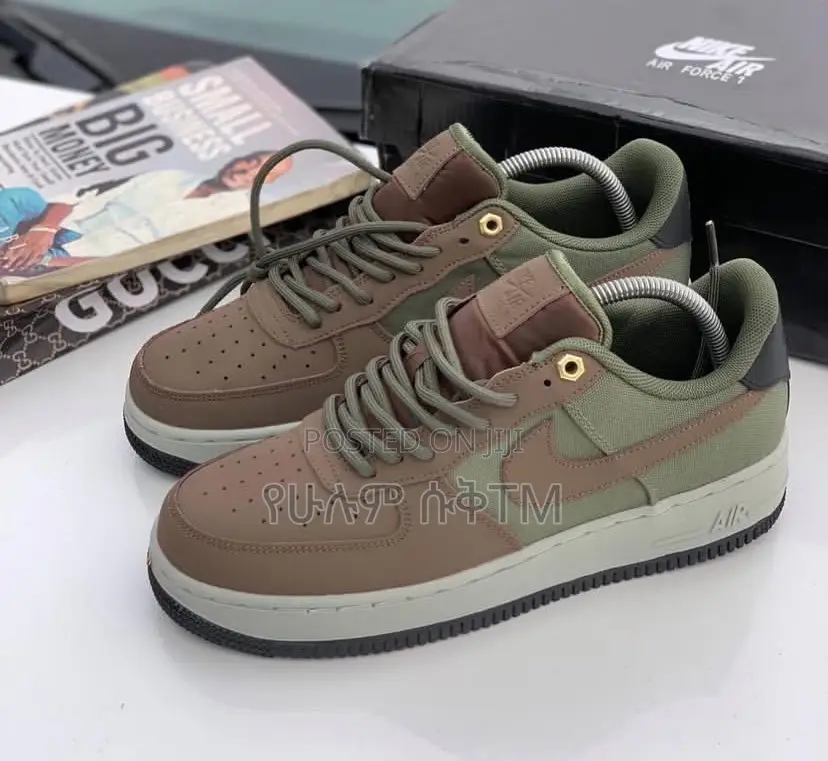 Original Nike Air Force 1 Lo ‘07 Beef Broccoli Men’S Shoes