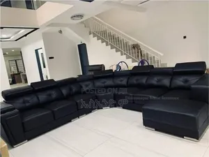 Photo - Black Panther U Shaped Sofa Design