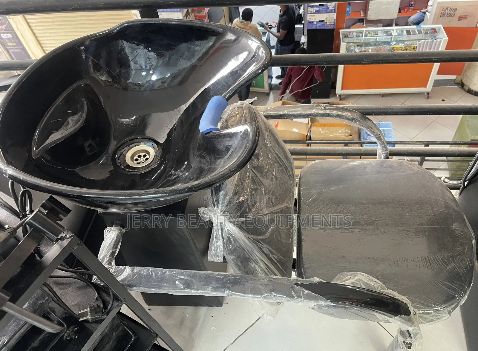 Fiber Hair Wash Basin With Chair