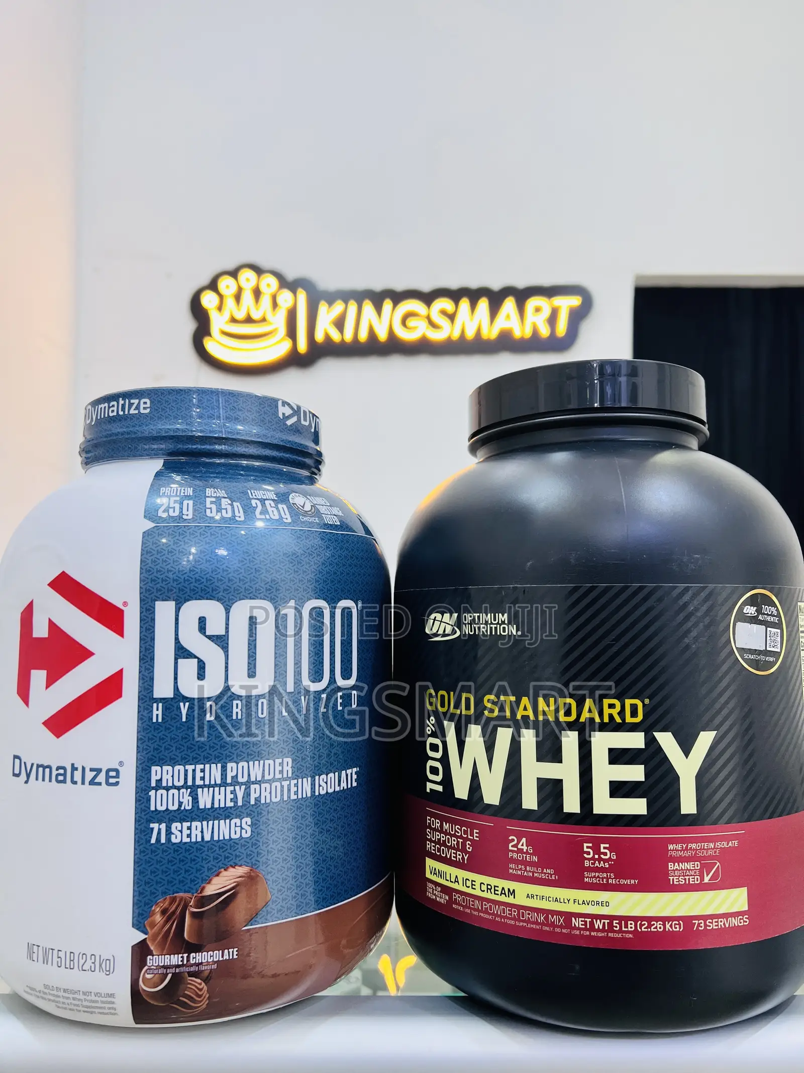 Optimum Nutrition and Iso Dymatize Whey Proteins (Discount)