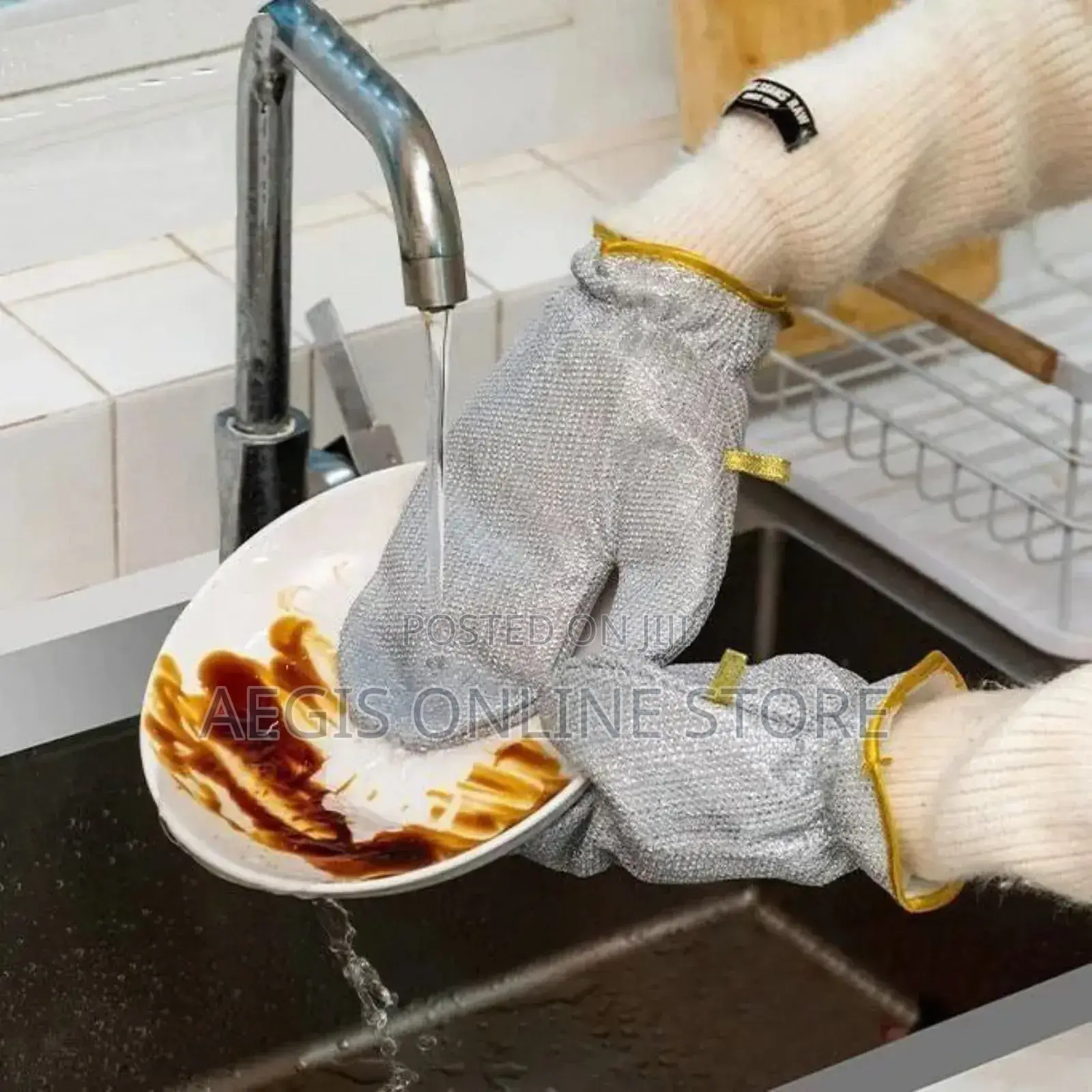 1 Pair Dishwashing Glove