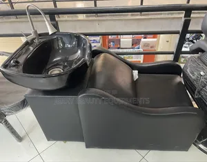 Photo - Hair Wash Basin With Fiber Bowl and Sofa Chair