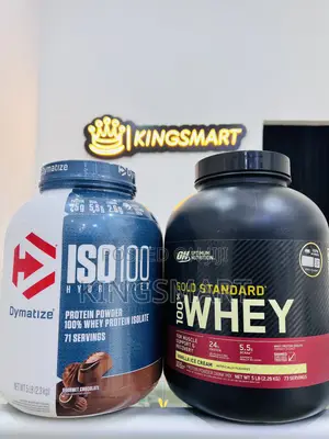 Photo - Optimum Nutrition Whey Protein and Iso Dymatize Whey Protein