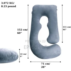 Photo - U Shape Maternity Pillow በእርግዝና ወቅት የመኝታ አለመመቸት ፡ 3
