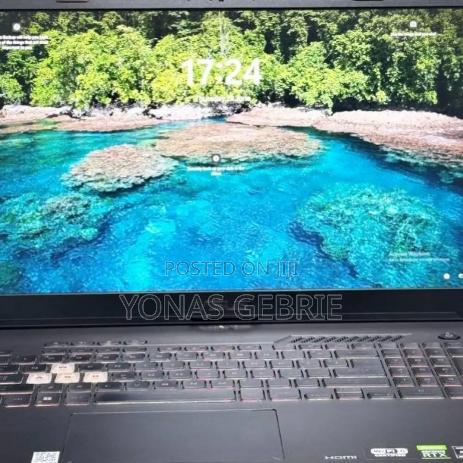 New Laptop Asus TUF Gaming A15 16GB AMD Ryzen 7 SSD 512GB
