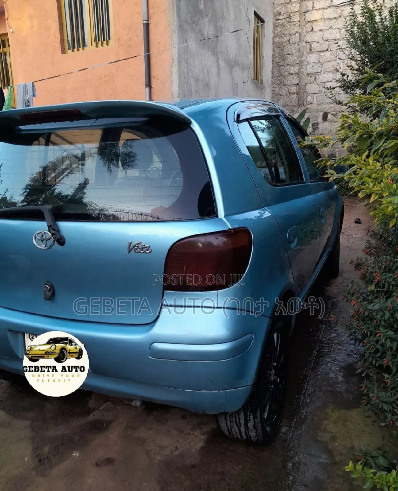 Toyota Vitz 2002 Blue