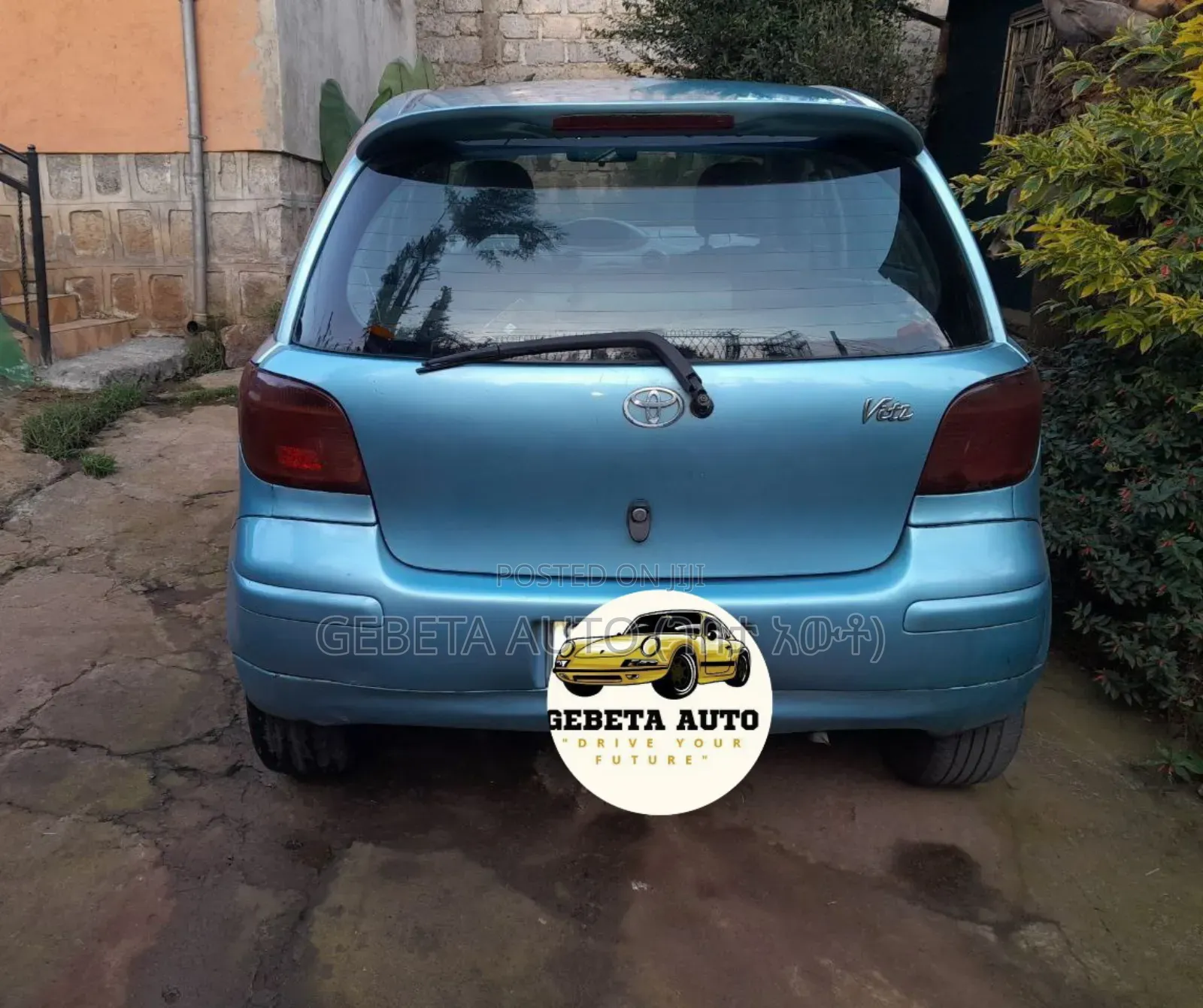 Toyota Vitz 2002 Blue