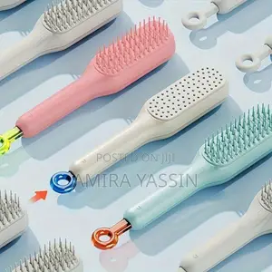 Retractable Cleaning Hair Brush
