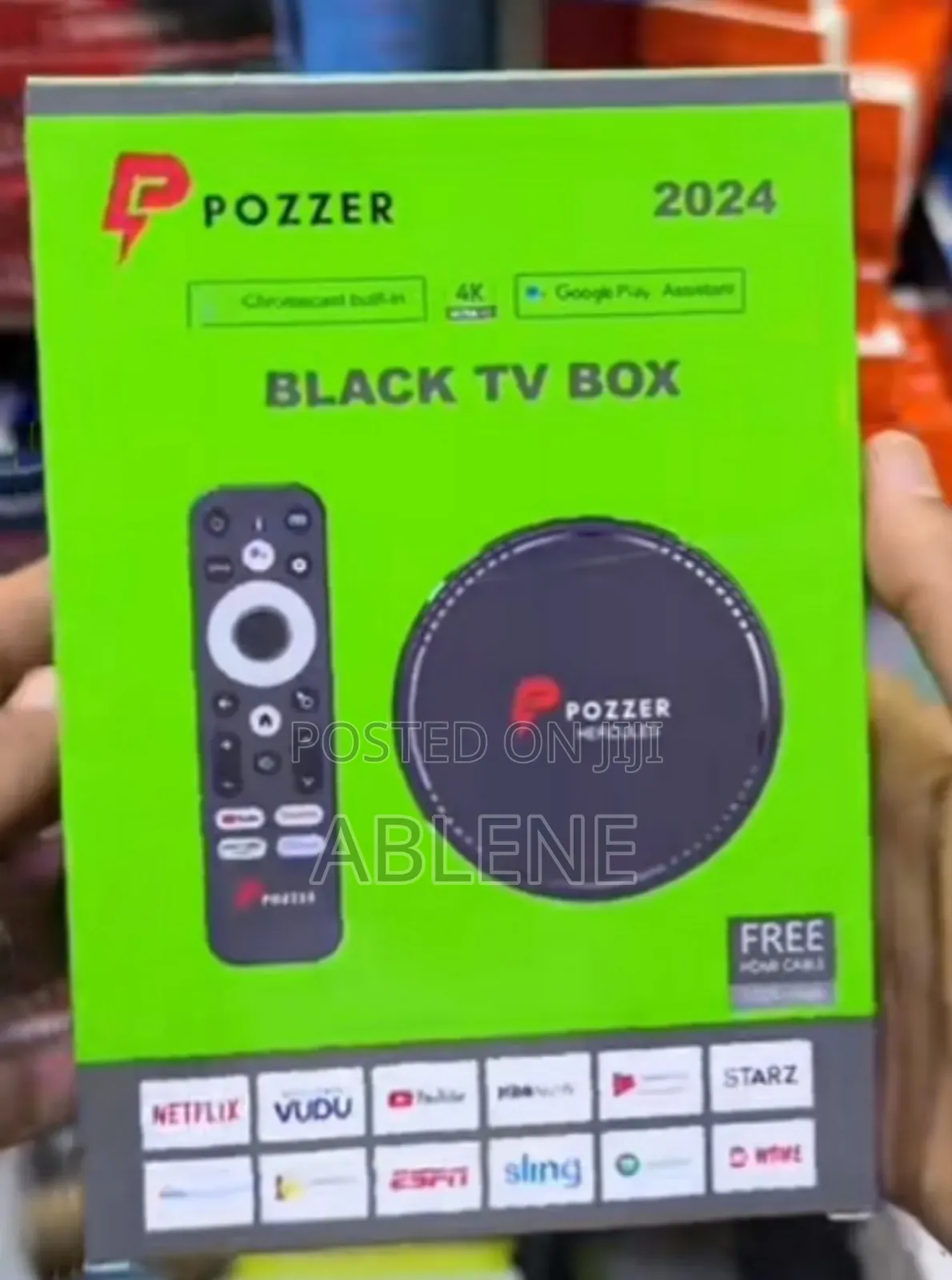 Pozzer Black Tv Box