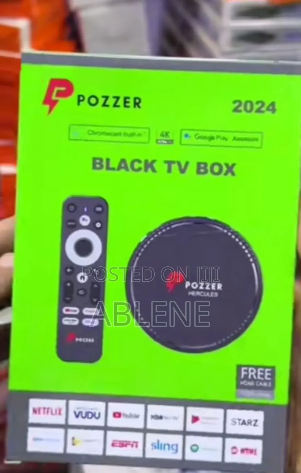 Pozzer Black Tv Box