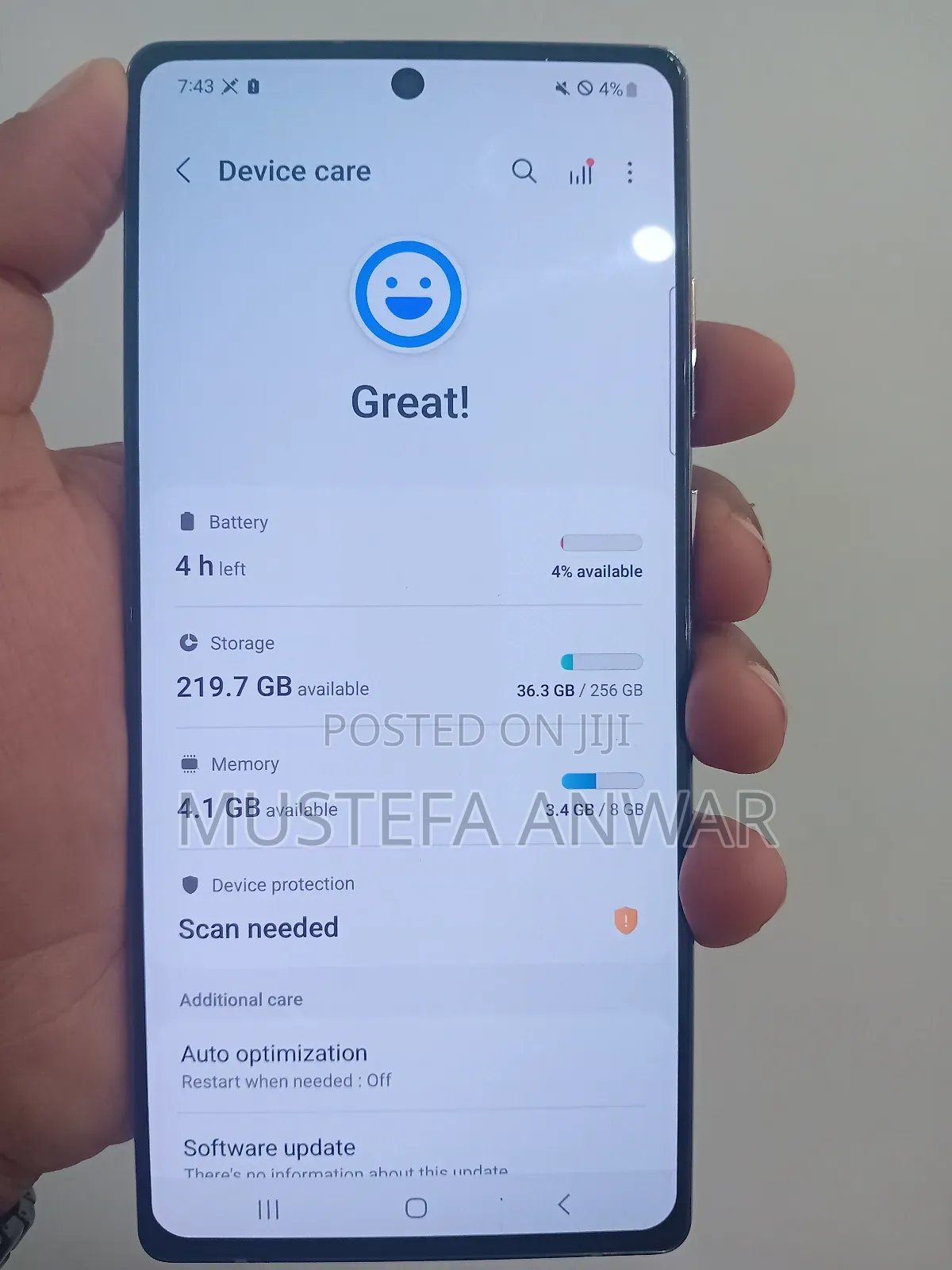 New Samsung Galaxy Note 20 256 GB Black