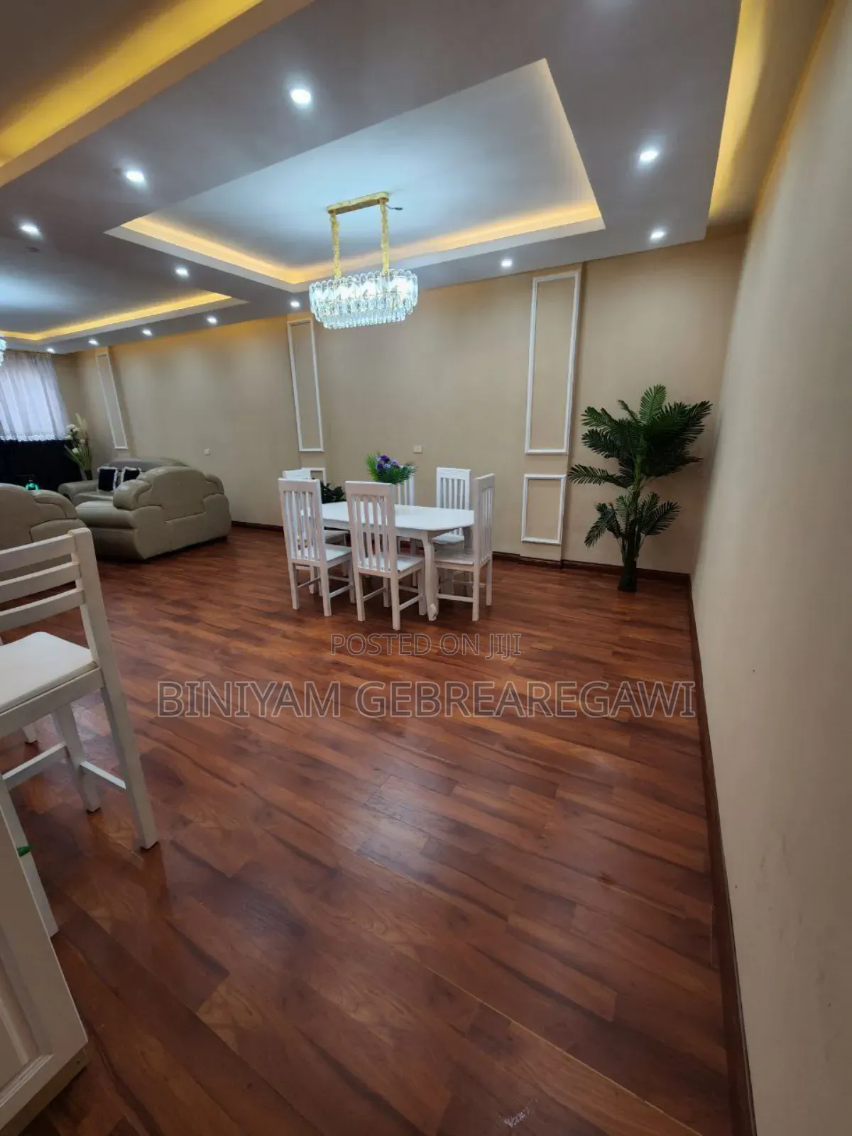 Furnished 5bdrm House in G+1, Yeka for rent