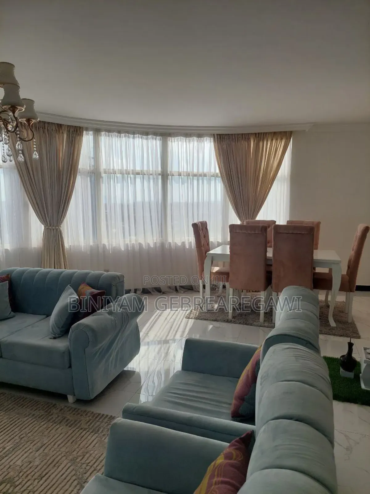 Furnished 4bdrm Apartment in Apartment, Yeka for rent