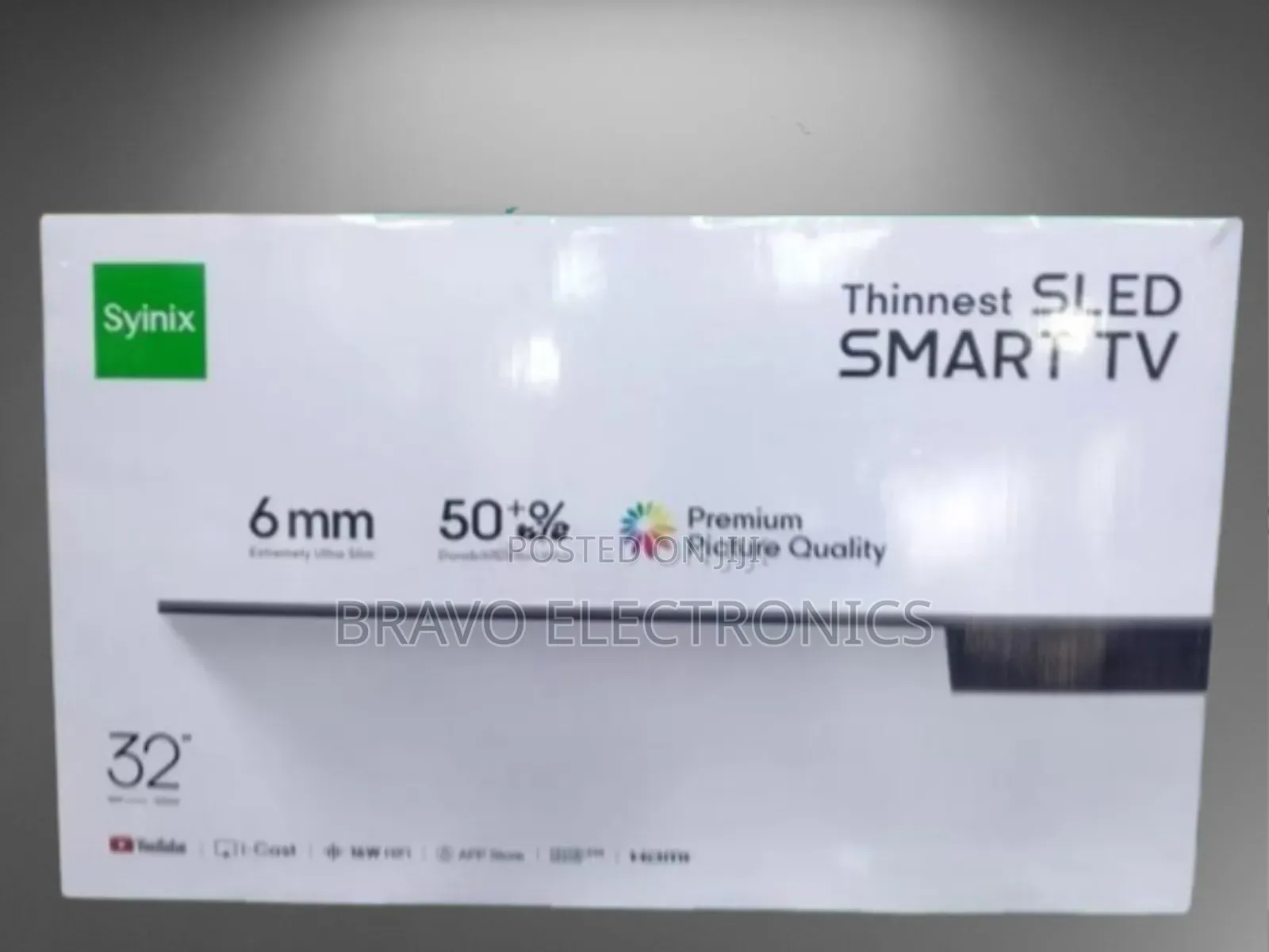 New Arrival! – Syinix 32” Frameless Smart Tv Looks Premium