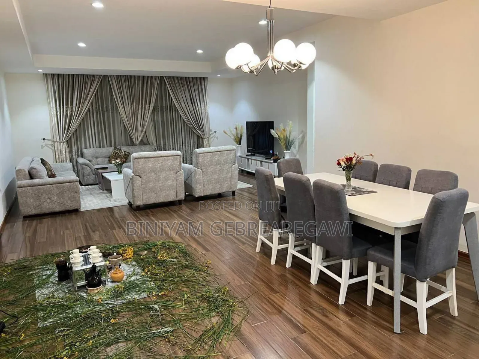 Furnished 3bdrm Apartment in Luxury Apartment, Yeka for rent