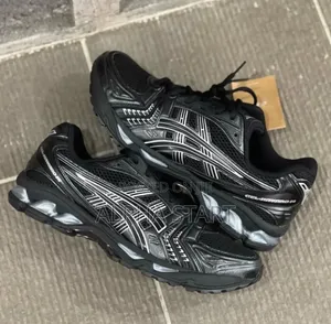 Asics Gel Kayano 14 Black Pure Silver" Unisex Shoes Unisex