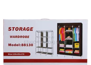 Folding Wardrobe Storage Rack Close Storage(Color May Vary