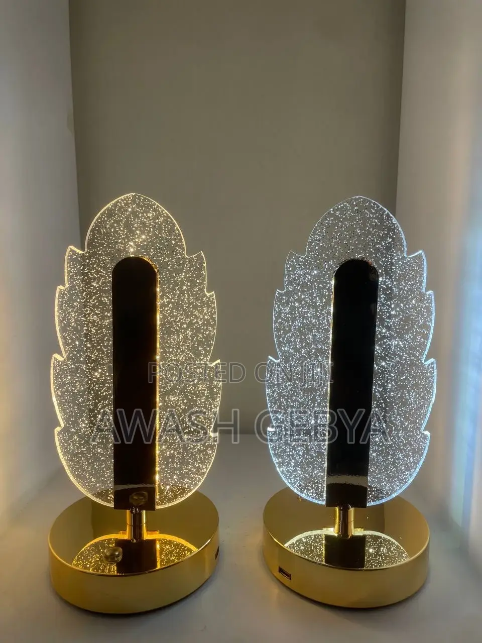 Leaf Shape Led Table Lamp Touch 3