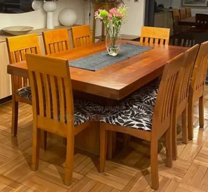 Dining Table (8 Chair) ባለ 8 ወንበር የመመገብያ ጠረጴዛ