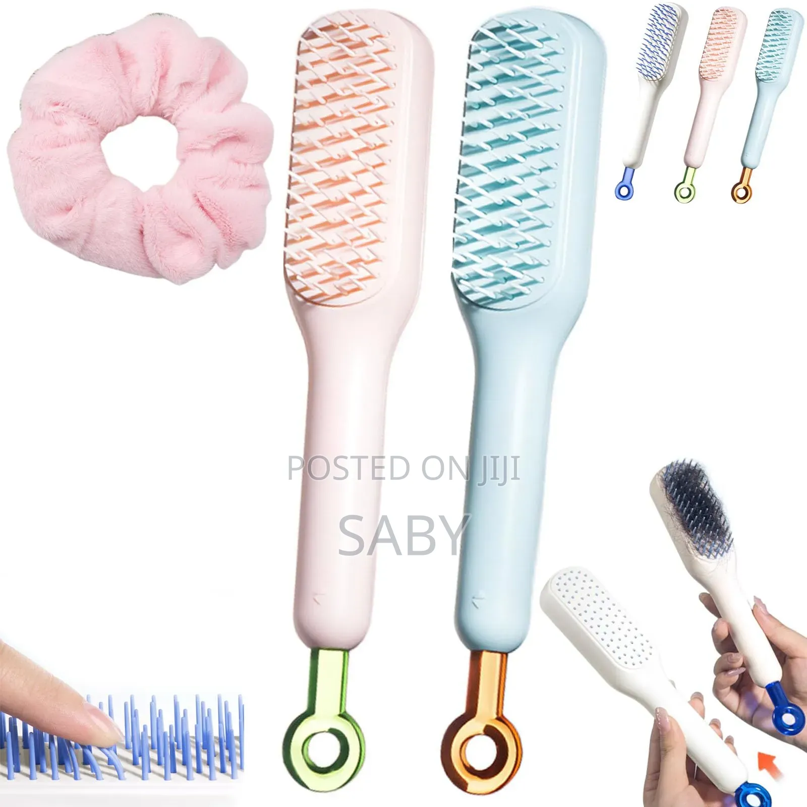 Retractable Cleaning Hair Brush