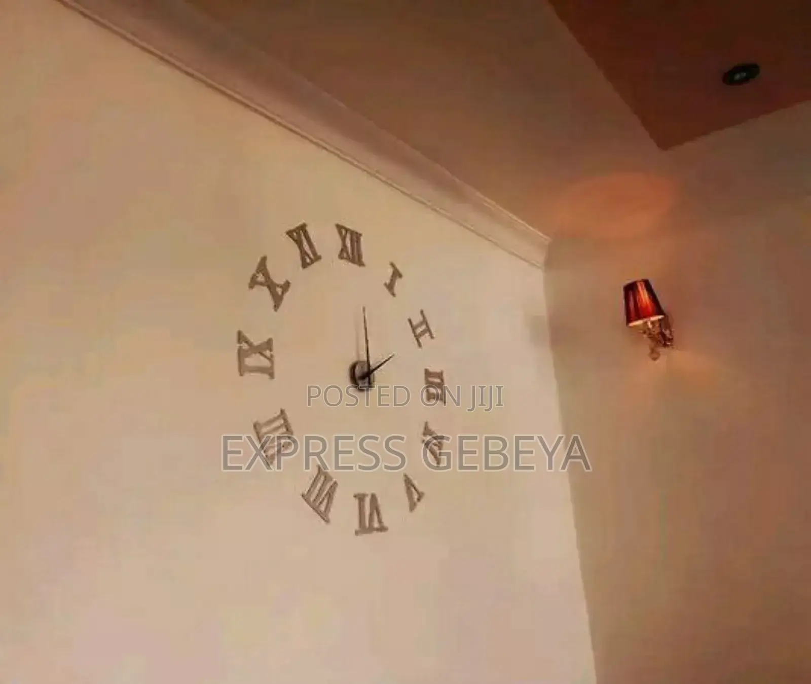 Frameless Wall Clock