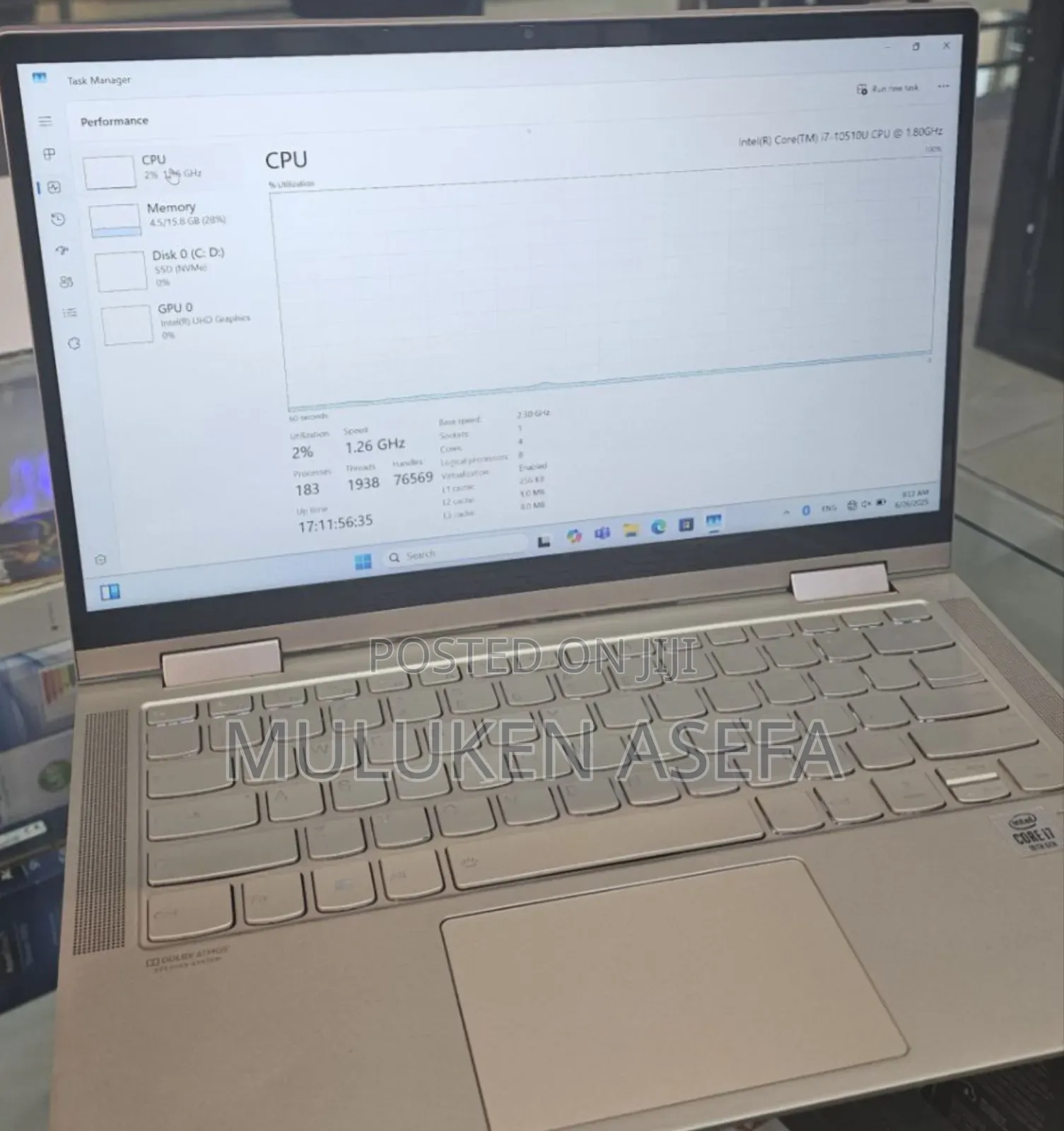 New Laptop Lenovo Yoga C740 16GB Intel Core I7 SSD 512GB