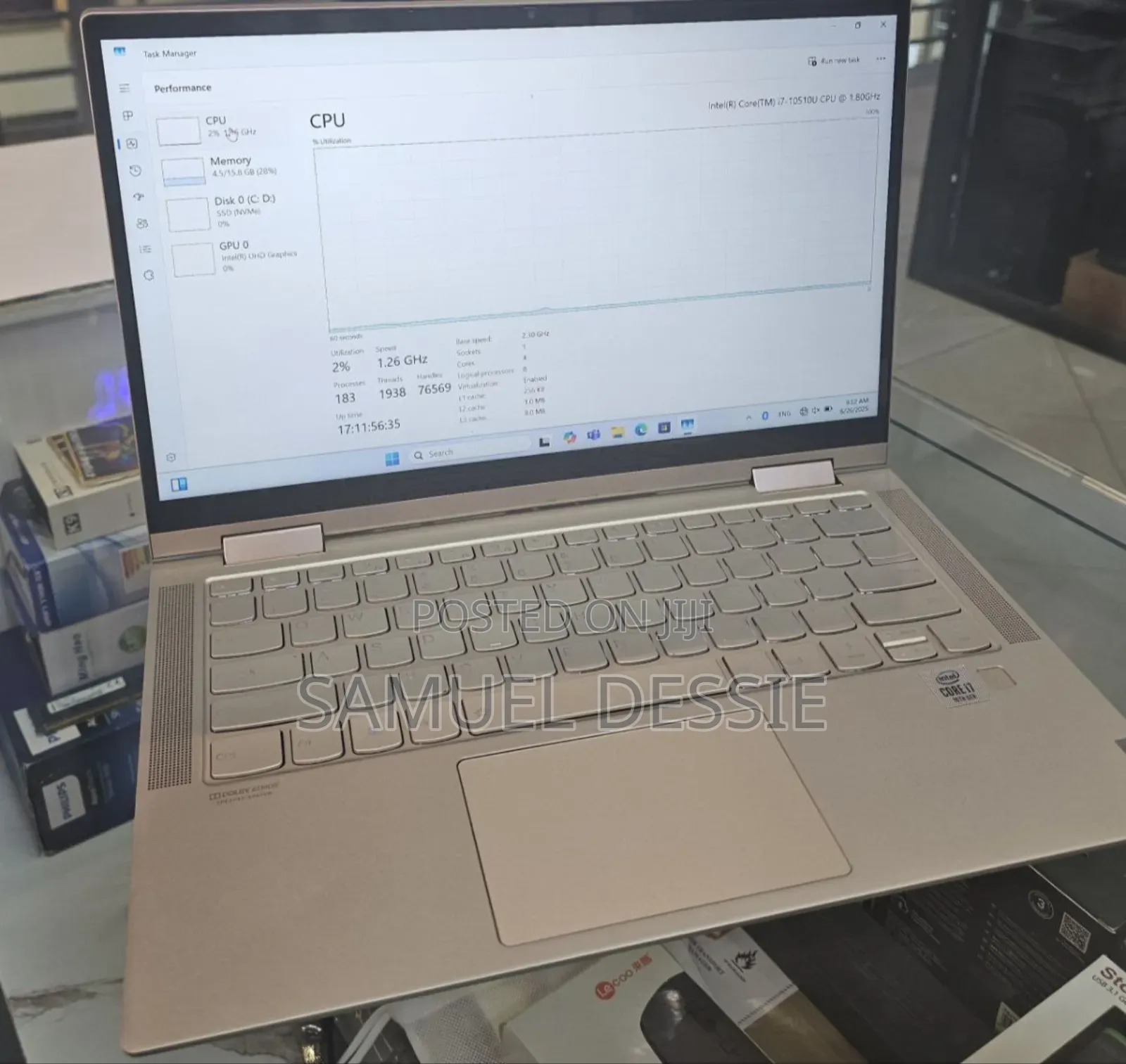 New Laptop Lenovo Yoga C740 16GB Intel Core I7 SSD 512GB