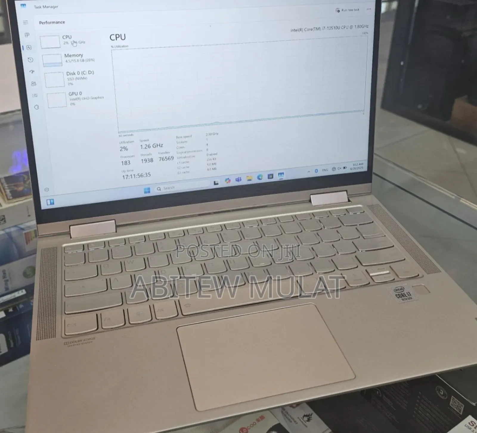 New Laptop Lenovo Yoga C740 16GB Intel Core I7 SSD 512GB