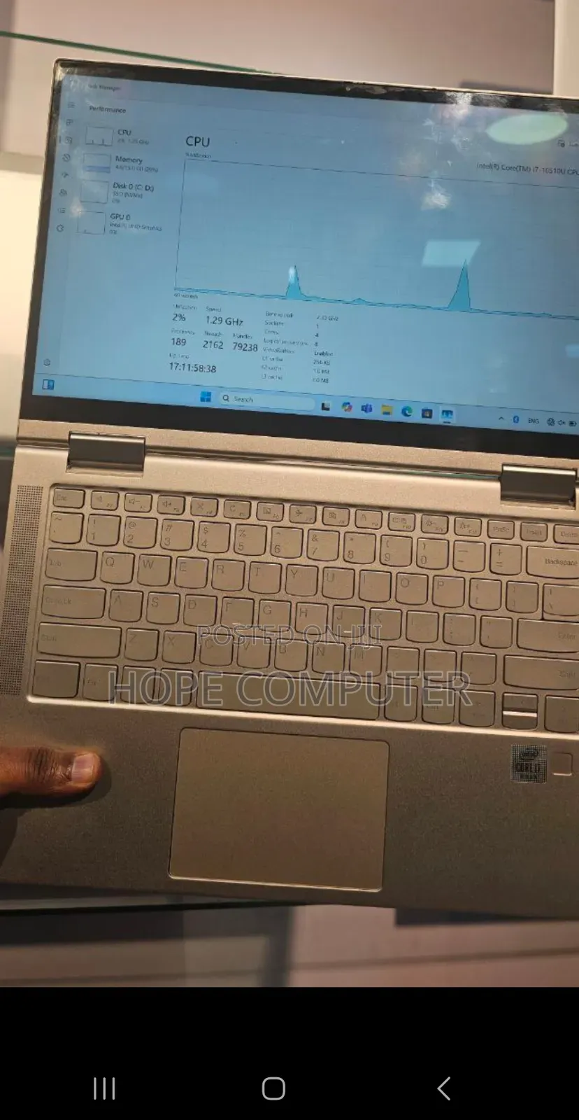 New Laptop Lenovo Yoga C740 16GB Intel Core I7 SSD 512GB