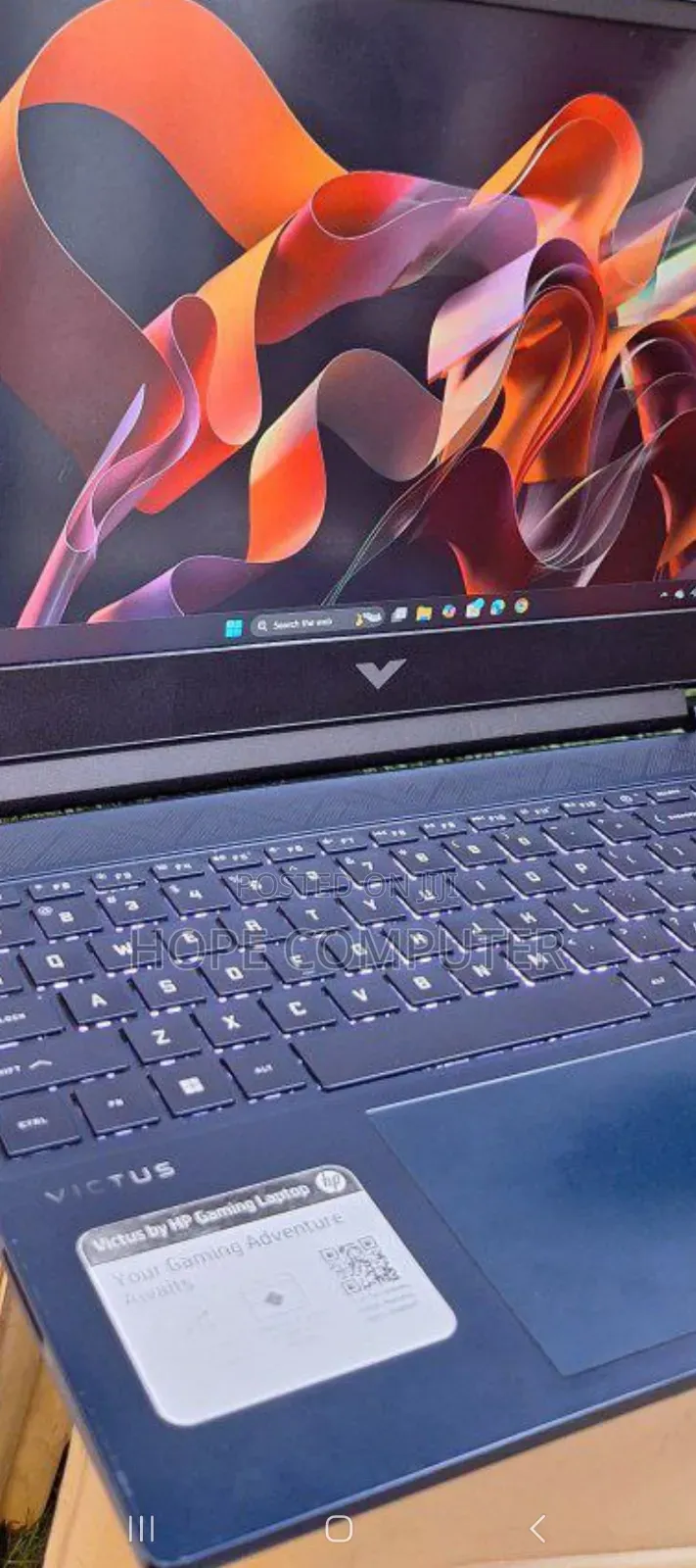 New Laptop HP Victus 15 8GB Intel Core I5 SSD 512GB