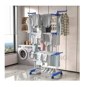 Photo - 3-Tier Space-Saving Clothes Drying Rack–Heavy Duty Foldable