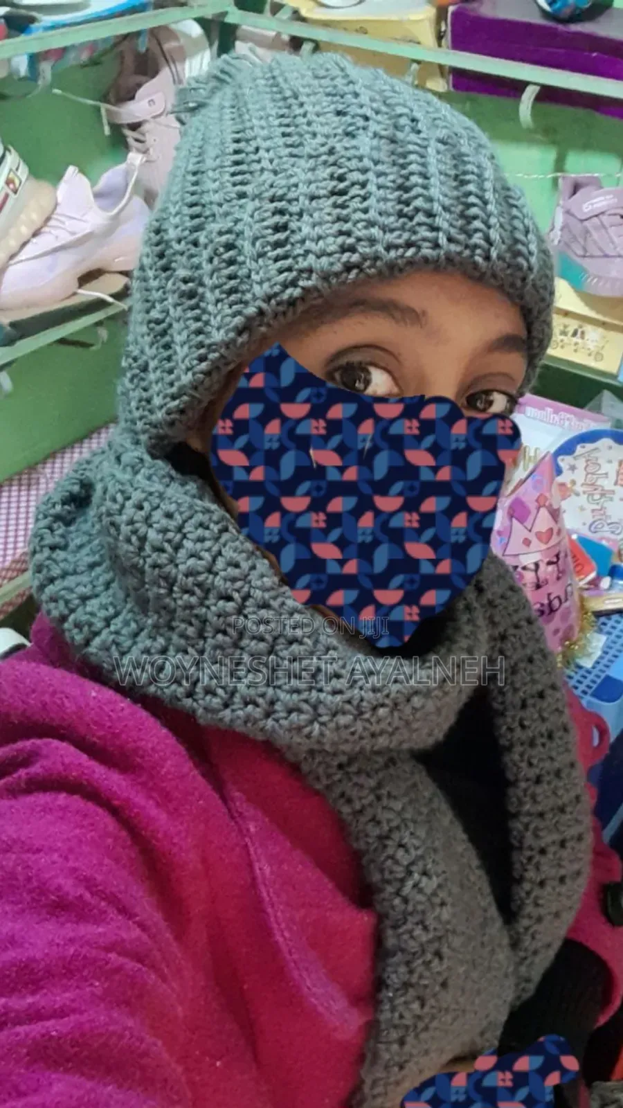 Hand Made Scarf and Hat