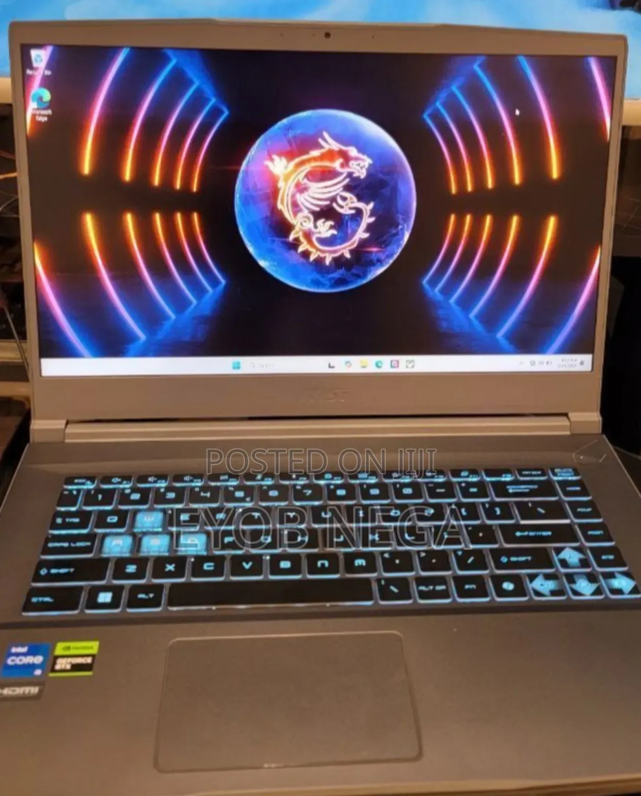 New Laptop MSI 16GB Intel Core I5 SSD 512GB