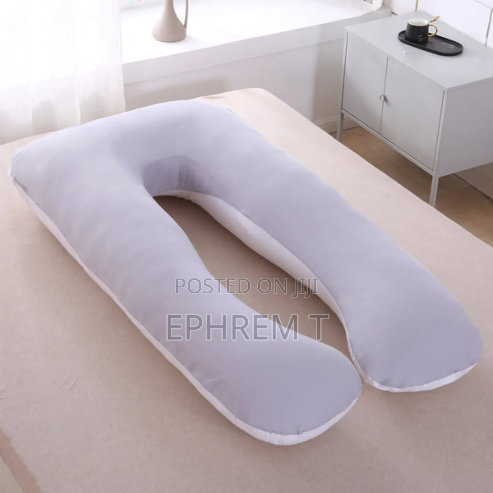 U Shape Maternity Pillow በእርግዝና ወቅት የመኝታ አለመመቸት ፡ 1